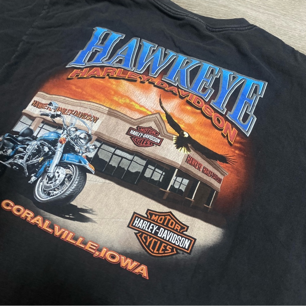 Vintage Harley Davidson Hawkeye Y2K T Shirt